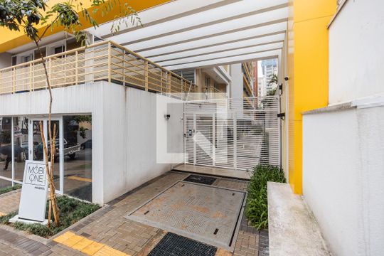 Fachada de kitnet/studio para alugar com 1 quarto, 27m² em Jardim Paulista, São Paulo
