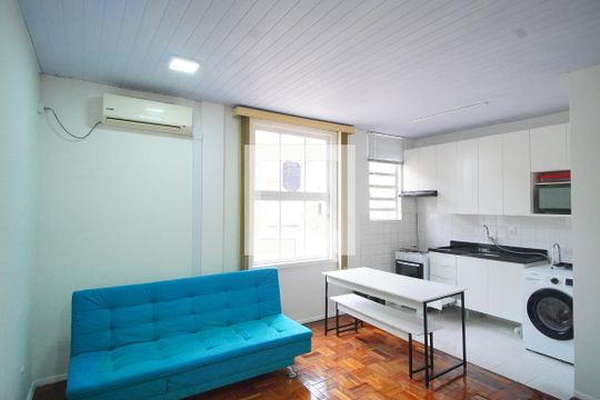 Sala de apartamento à venda com 1 quarto, 35m² em Floresta, Porto Alegre