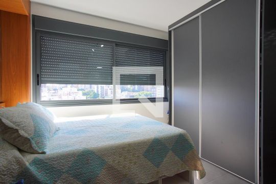 Sala - Quarto de apartamento para alugar com 1 quarto, 25m² em Boa Vista, Porto Alegre