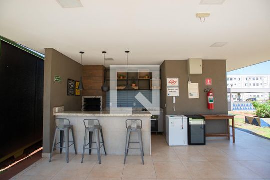 Área comum - Churrasqueira de apartamento para alugar com 2 quartos, 43m² em Chácaras Pedro Corrêa de Carvalho, Ribeirão Preto