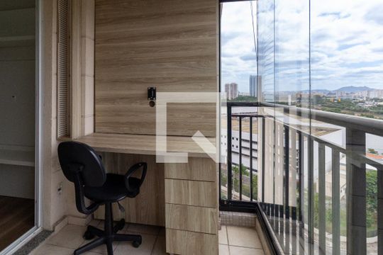 Varanda da Sala de apartamento para alugar com 2 quartos, 66m² em Barra Funda, São Paulo