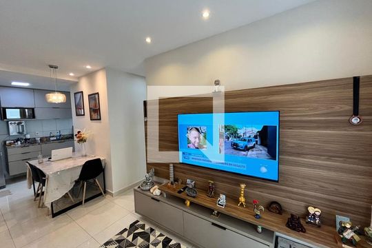 Sala/Cozinha de apartamento à venda com 2 quartos, 70m² em Taquara, Rio de Janeiro