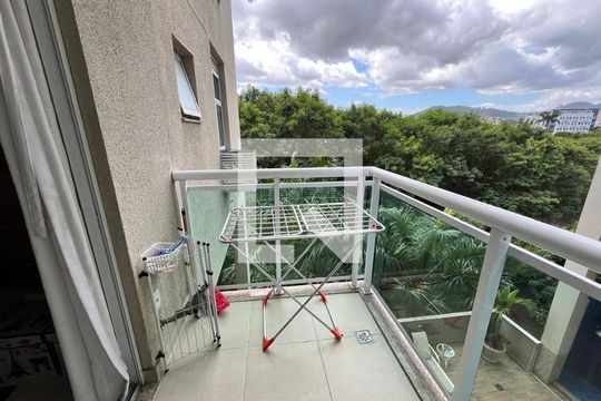 Varanda da Sala de apartamento à venda com 2 quartos, 70m² em Taquara, Rio de Janeiro