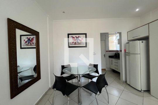 Studio de apartamento para alugar com 1 quarto, 25m² em José Menino, Santos