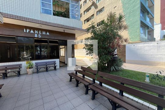Área comum de apartamento para alugar com 1 quarto, 25m² em José Menino, Santos