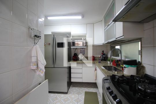 Cozinha de casa de condomínio à venda com 4 quartos, 141m² em Taquara, Rio de Janeiro