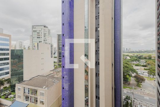 Vista da Varanda de kitnet/studio para alugar com 1 quarto, 24m² em Pinheiros, São Paulo