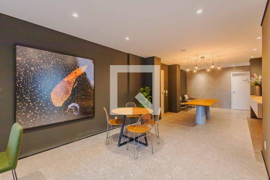 Área comum - Salão de festas de kitnet/studio para alugar com 1 quarto, 24m² em Pinheiros, São Paulo