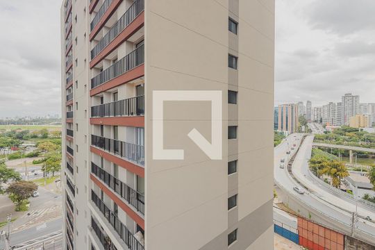 Vista da Varanda de kitnet/studio para alugar com 1 quarto, 24m² em Pinheiros, São Paulo