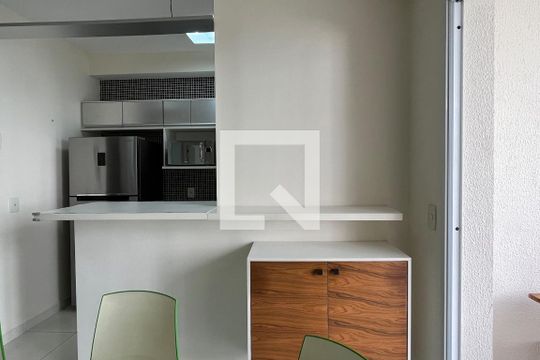 Sala de apartamento para alugar com 2 quartos, 64m² em Marapé, Santos