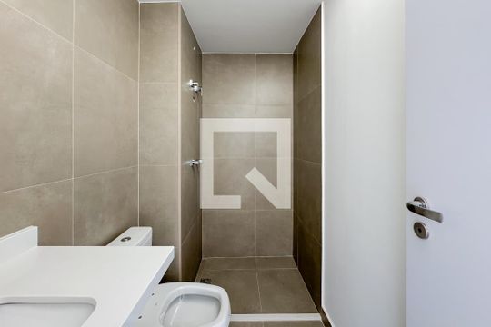 Banheiro de kitnet/studio à venda com 1 quarto, 26m² em Vila Mariana, São Paulo