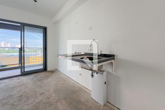 Cozinha de kitnet/studio à venda com 1 quarto, 26m² em Vila Mariana, São Paulo