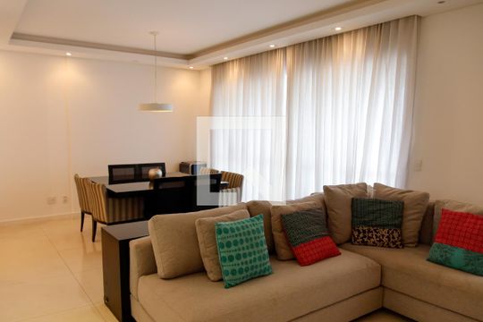 Sala de apartamento para alugar com 3 quartos, 115m² em Vila Yara, Osasco