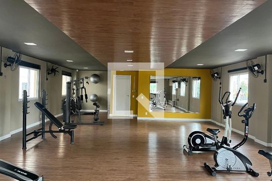 Área comum -Academia de apartamento para alugar com 2 quartos, 35m² em Várzea da Barra Funda, São Paulo