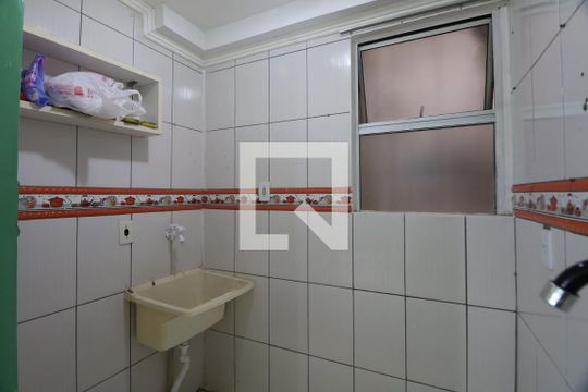 Cozinha e Área de Serviço de apartamento para alugar com 2 quartos, 38m² em Mato Grande, Canoas