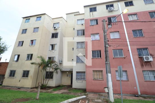Fachada do bloco de apartamento para alugar com 2 quartos, 38m² em Mato Grande, Canoas