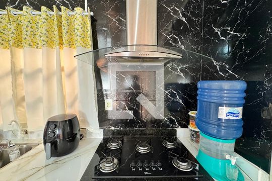 Cozinha de casa à venda com 2 quartos, 102m² em Santos Dumont, São Leopoldo