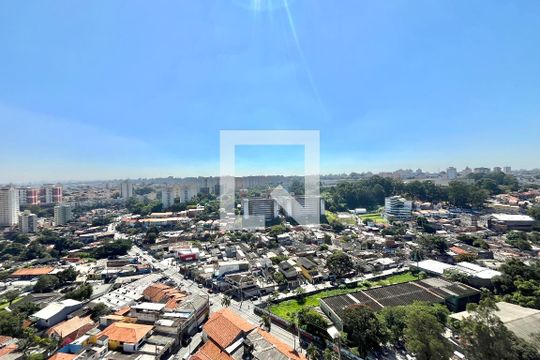 Vista da Sala de apartamento à venda com 2 quartos, 37m² em Vila Mira, São Paulo
