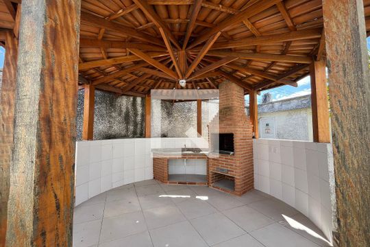 Área comum - Churrasqueira 2 de apartamento à venda com 2 quartos, 50m² em Vila Antonieta, São Paulo