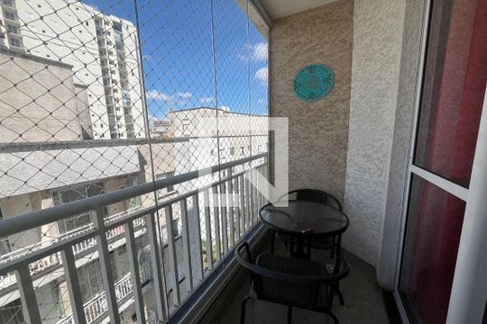 Varanda da Sala de apartamento à venda com 2 quartos, 50m² em Vila Antonieta, São Paulo