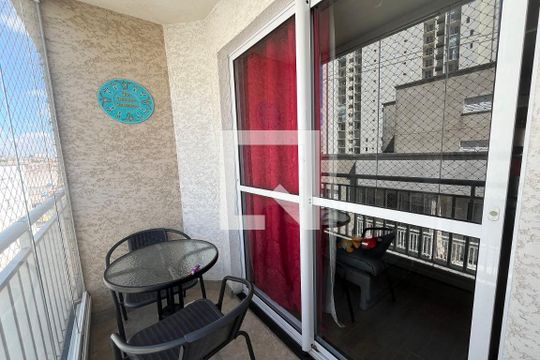 Varanda da Sala de apartamento à venda com 2 quartos, 50m² em Vila Antonieta, São Paulo