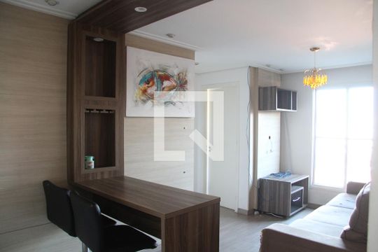 Sala  de apartamento para alugar com 2 quartos, 47m² em Vila Florida, Guarulhos