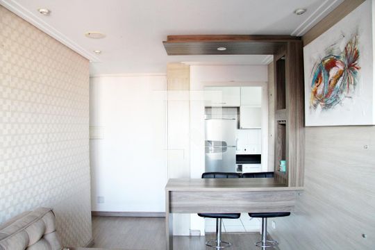 Sala  de apartamento para alugar com 2 quartos, 47m² em Vila Florida, Guarulhos