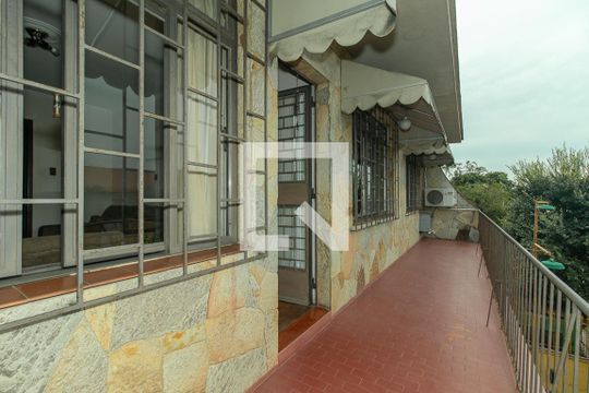 Varanda da Sala de apartamento à venda com 5 quartos, 350m² em São Sebastião, Porto Alegre