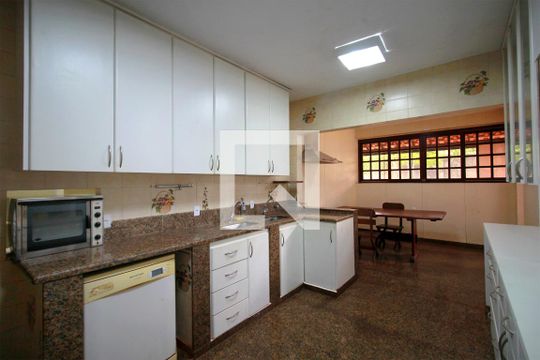 Cozinha de casa à venda com 5 quartos, 4500m² em Vale dos Cristais, Nova Lima