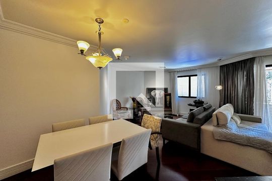 Sala de apartamento para alugar com 4 quartos, 170m² em Brooklin, São Paulo
