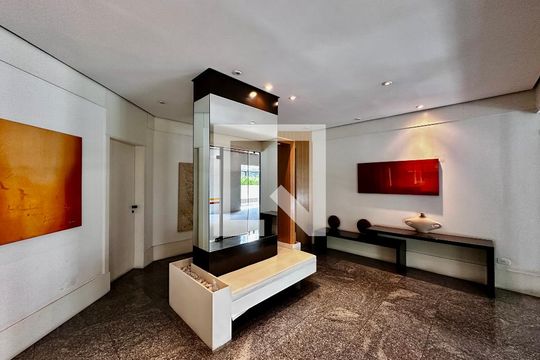 Hall Social Bloco de apartamento para alugar com 4 quartos, 170m² em Brooklin, São Paulo