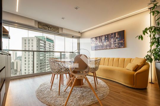 Sala/Cozinha de apartamento à venda com 3 quartos, 122m² em Sumarezinho, São Paulo