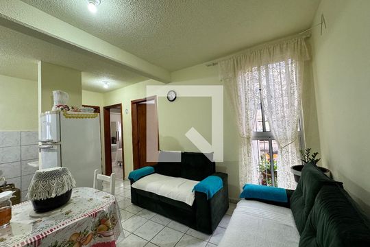 Sala de apartamento à venda com 2 quartos, 48m² em Campina, São Leopoldo