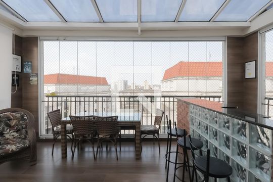 Varanda da Sala de apartamento para alugar com 4 quartos, 171m² em Nova Petrópolis, São Bernardo do Campo