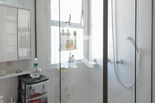 Banheiro da Suíte 2 de apartamento à venda com 4 quartos, 171m² em Nova Petrópolis, São Bernardo do Campo