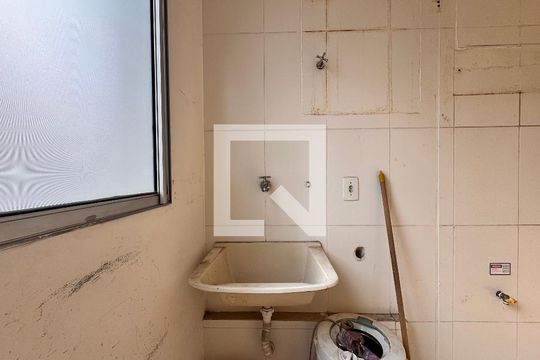 Área de Serviço de apartamento à venda com 2 quartos, 50m² em Parque Sao Vicente, Santo André