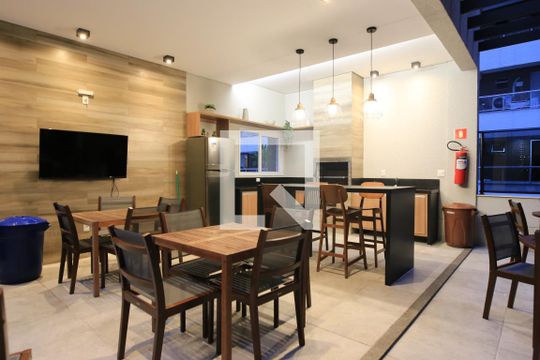 Área comum - Churrasqueira de apartamento para alugar com 1 quarto, 40m² em Altos do Esplanada, São José dos Campos