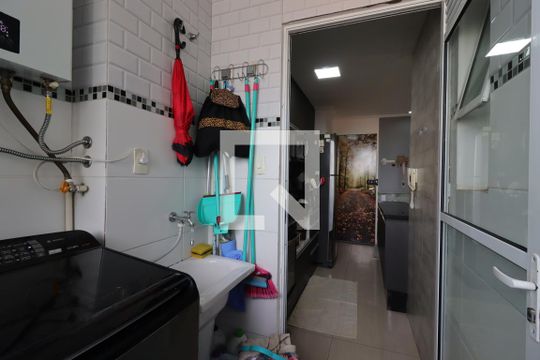 Área de Serviço de apartamento para alugar com 3 quartos, 65m² em Utinga, Santo André