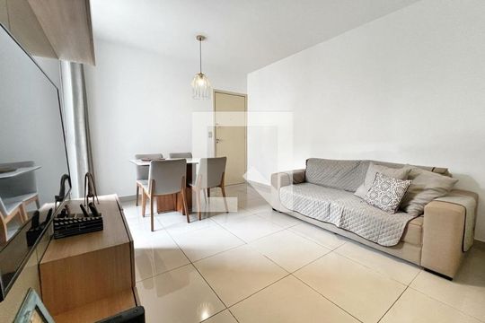 Sala de apartamento à venda com 3 quartos, 74m² em Buritis, Belo Horizonte