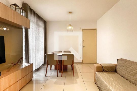 Sala de apartamento à venda com 3 quartos, 74m² em Buritis, Belo Horizonte