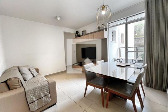 Sala de apartamento à venda com 3 quartos, 74m² em Buritis, Belo Horizonte