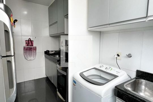 Área de Serviço de apartamento à venda com 3 quartos, 74m² em Buritis, Belo Horizonte