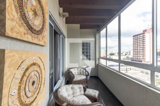 Varanda da Sala de Estar de apartamento à venda com 4 quartos, 322m² em Capão Raso, Curitiba