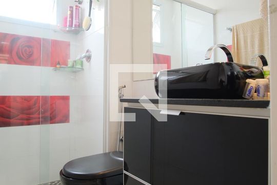 Banheiro da Suíte de apartamento para alugar com 3 quartos, 80m² em Tatuapé, São Paulo