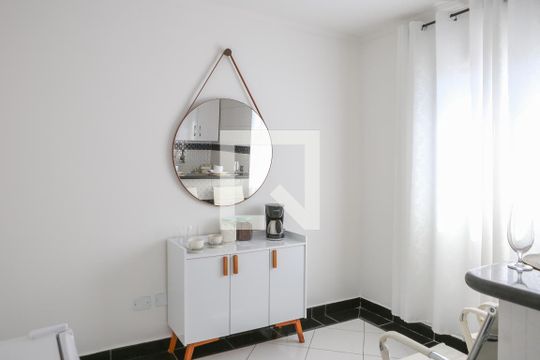 Sala de apartamento para alugar com 1 quarto, 40m² em Luz, São Paulo