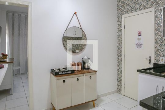 Sala/Cozinha de apartamento para alugar com 1 quarto, 45m² em Luz, São Paulo