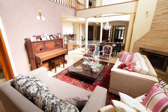 Sala de Estar de casa de condomínio à venda com 4 quartos, 450m² em Residencial Barão do Café, Campinas