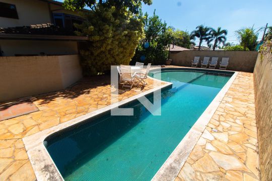 Área comum - Piscina de casa de condomínio à venda com 4 quartos, 450m² em Residencial Barão do Café, Campinas