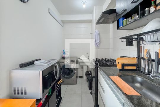 Cozinha de apartamento à venda com 1 quarto, 34m² em Cambuci, São Paulo