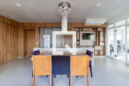 Área comum de apartamento à venda com 1 quarto, 34m² em Campo Belo, São Paulo
